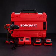 Шуруповерт Безщітковий + 2 АКБ 6Ah + Металевий патрон Worcraft 36V