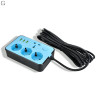 Сетевой фильтр Удлинитель с USB Тк-4 (4×220В+3×USB, Черный 5m