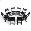 Кемпінговий комплект Travel Table Set — складний стіл HDPE 180 см та 8 туристичних крісел
