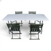 Кемпінговий комплект Travel Table Set — складний стіл HDPE 180 см та 4 туристичних крісел