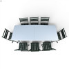 Кемпінговий комплект Travel Table Set — складний стіл HDPE 180 см та 8 туристичних крісел