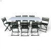 Кемпінговий комплект Travel Table Set — складний стіл HDPE 180 см та 8 туристичних крісел