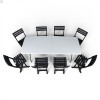Кемпінговий комплект Travel Table Set — складний стіл HDPE 180 см та 8 туристичних крісел