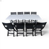 Кемпінговий комплект Travel Table Set — складний стіл HDPE 180 см та 8 туристичних крісел