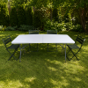 Кемпінговий комплект Travel Table Set — складний стіл HDPE 180 см та 4 туристичних крісел