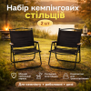 Набор складных кемпинговых стульев Outdoor Relax Pro — 2 туристических стула для рыбалки и отдыха.