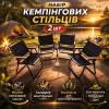 Набор складных кемпинговых стульев Outdoor Camp Pro — 4 туристических кресла для рыбалки и отдыха.