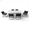Кемпинговый комплект Travel Table Set – сложный стол HDPE 180 см и 6 туристических кресел