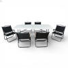 Кемпинговый комплект Travel Table Set – сложный стол HDPE 180 см и 6 туристических кресел