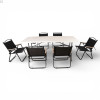 Кемпинговый комплект Travel Table Set – сложный стол HDPE 180 см и 6 туристических кресел