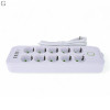Сетевой фильтр Удлинитель USB ТК-13 (10×220В+4×USB+1×Type-C), F26u, Белый, 3 м