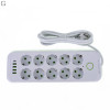Сетевой фильтр Удлинитель USB ТК-13 (10×220В+4×USB+1×Type-C), F26u, Белый, 3 м