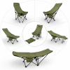     Складне туристичне крісло-павук Compact Outdoor Chair 100 кг з чохлом чорне