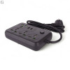 Сетевой фильтр Удлинитель USB Т-60 (4×220В+2×USB+1×Type-C), , Черный 2m