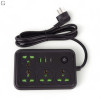 Сетевой фильтр Удлинитель USB Т-60 (4×220В+2×USB+1×Type-C), , Черный 2m