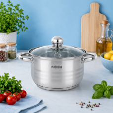 Кастрюля с крышкой Benson BN-219 (ёмкость 3.5 л)