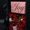 Романтичний набір мильних троянд "Red Rose Joy Box" у подарунковому боксі