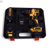 Шуруповерт DeWALT 21V Бесщеточный + 2 АКБ 2Ah + Металлический патрон