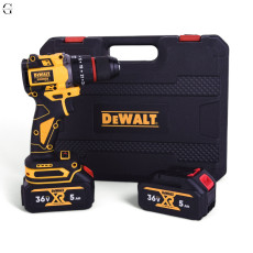 Шуруповерт DeWALT36V Бесщеточный + 2 АКБ 5Ah + Металлический патрон