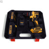 Шуруповерт DeWALT 36V Бесщеточный + 2 АКБ 2Ah + Металлический патрон + Набор инструментов