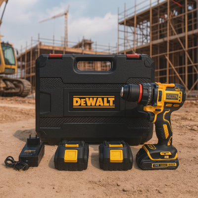 Шуруповерт DeWALT 21V Бесщеточный + 2 АКБ 2Ah + Металлический патрон №0