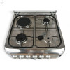 Комбинированная плита ELITE Lux OEG 6631 T IX - 3 газовые конфорки + 1 электро, электрическая духовка, пьезоподжиг