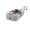 Intex Велюр матрац Twin 64488 ND(1) 99х191х51см, вбудований електронасос, подушка, одномісний