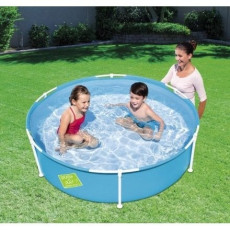 Каркасный круглый бассейн Bestway 56283, Ø152×38 см, 689 л, синий, для детей