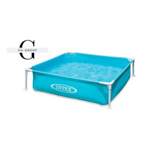 Intex Бассейн каркасный 57173(3) размером 122х122х30 см, объем: 337л, вес: 4,9 кг, от 3 лет