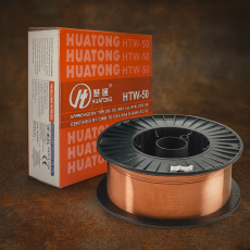 Проволока сварочная омедненная HTW-50 Huatong 0.8 мм, 5 кг