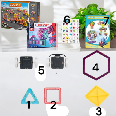 Магнитный конструктор Magnit/Magical/LIMO TOY 88 деталей №4
