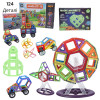 Магнитный конструктор Magical Magnet деталей 124 деталей