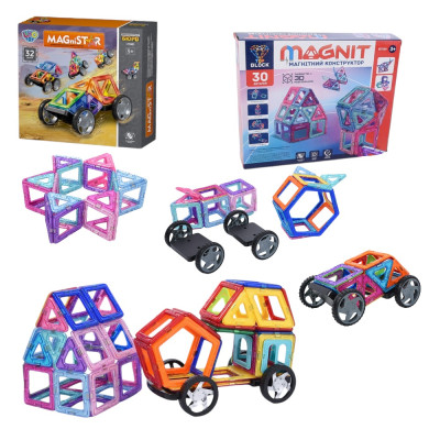Конструктор магнитный, 62 детали Magnit/Magical/LIMO TOY №0