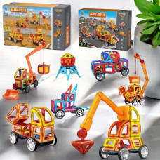 Магнитный конструктор 145 деталей стройтехника Magnit/Magical/LIMO TOY