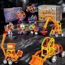 Магнітний конструктор 179 деталей будтехніка Magnit/Magical/LIMO TOY