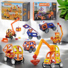 Магнитный конструктор 129 деталей стройтехника Magnit/Magical/LIMO TOY
