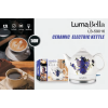Керамический электрочайник LumaBella LB-59016 1.2 л, 1500 Вт, скрытый нагревательный элемент, фильтр.