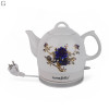 Керамический электрочайник LumaBella LB-59016 1.2 л, 1500 Вт, скрытый нагревательный элемент, фильтр.