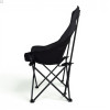     Складне туристичне крісло-павук Compact Outdoor Chair 100 кг з чохлом чорне