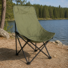     Складне туристичне крісло-павук Compact Outdoor Chair 100 кг з чохлом чорне