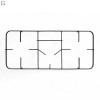 Газова плита Domotec (Grey) — 3 конфорки, для балонного газу, без кришки