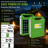 Кемпинговый фонарь на солнечной батарее EASY POWER EP-038A Bluetooth/USB/Power Bank