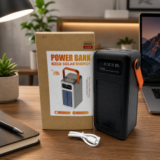 Повербанк Power bank 638 - 60000mAh Solar+Универсальный Кабель 4в1