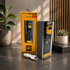 Внешний аккумулятор Power Bank 675 40000mAh прозрачный корпус Fast Charge