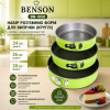 Набор разъемных форм для выпечки (круглые) Benson BN-1058 24 см, 26см, 28см
