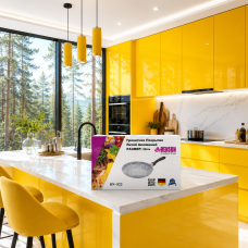 Сковорода кухонная Benson BN-322 Ø26 см гранитное антипригарное покрытие Soft Touch