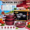 Набор посуды с антипригарным покрытием Benson BN-334
