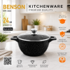 Кастрюля (казан) с мраморным покрытием Benson BN-366 (ёмкость 5.6 л)