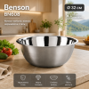 Миска глубокая, тяжёлая Ø 32см Benson BN-608 (нержавеющая сталь)