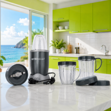 Персональный блендер Nutribullet 600 W с комплектом сменных чаш и крышек для ежедневного использования